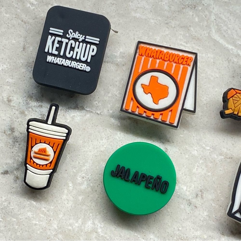 Croc Charms Whataburger Set of 6 - Picture 2 of 3